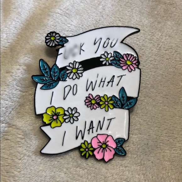 Jewelry - 🌈 $2/15 *LAST ONE* I Do What I Want Pin